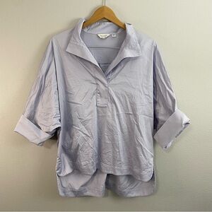 Ted Baker London Avereye Batwing Popover Blouse Light Blue Women’s 4